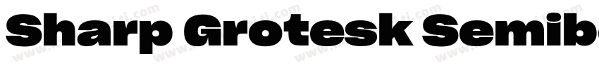 Sharp Grotesk Semibold字体转换